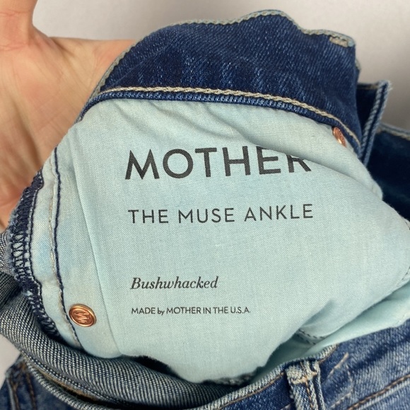 MOTHER Jeans The Muse Ankle Bushwhacked - Size 24 - Picture 15 of 16
